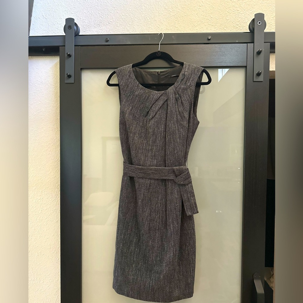 ISDA & CO Tweed Sleeveless Shift Dress